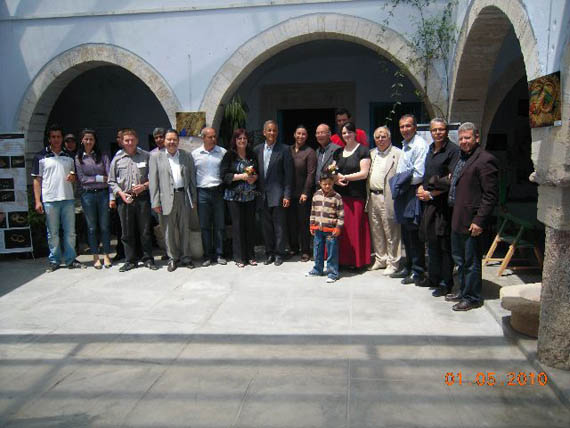 Photos souvenir lors de la visite de nos amis valentinois et algériens au siège de L'ASM